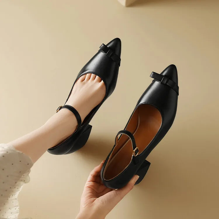 Shoes High Heels Pointed Toe Sandals Shallow Mouth Latest Spikes Black African Beige Spring Big Block Block Heels Fo