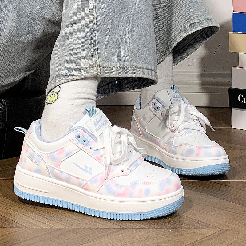 Sports Shoes Lady Clogs Platform Female Sneakers Allmatch Basket Creepers Small New Breathable Leisure Shoes Pla