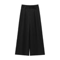 European and American Style New Temperament Versatile Pants Fashionable Simple Drape Wideleg Suit Pants