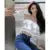 Korean Off Shoulder Woman Blouse Stacked Ruffles Crop Top Shirt Summer Designer Short Sleeve Chiffon New