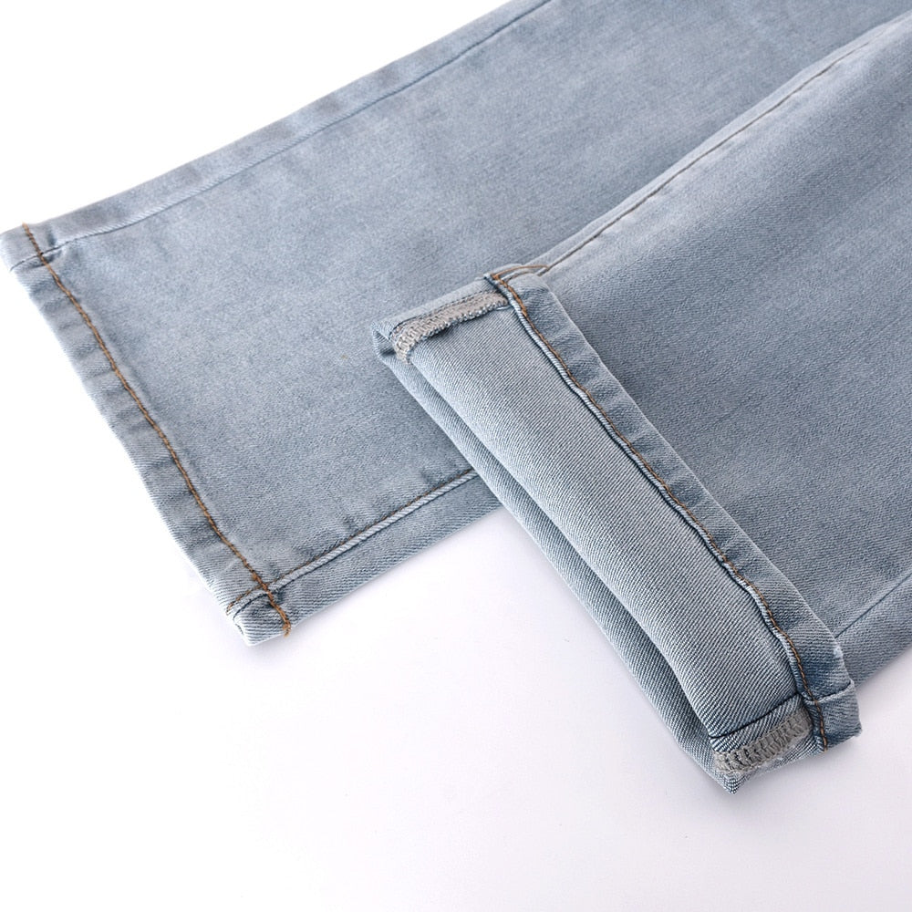 Low Waist Straight Denim Trousers Cyber Y2k Goth Pants Mom Jeans
