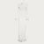Backless Ruffled Knitted Long Dress for Contrast Color Flare Sleeve Autumn Bodycon Evening Party Sweater Dress