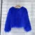 Candy Colorful Fuzzy Faux Fur Coat Winter Shaggy Oversized Fluffy Sheep Fur Jacket Festival Fur Coats