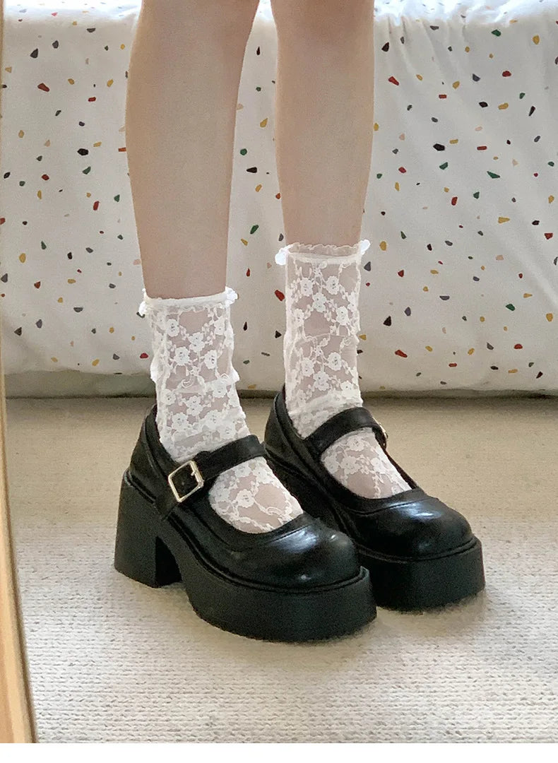 Shoes Woman Comfortable and Allmatch Shallow Mouth Female Sneakers Round Toe Clogs Platform Flats on Heels New R