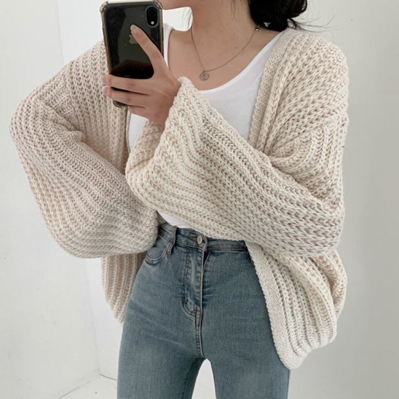 Daisy | ’s Knit Oversized Open Front Sweater