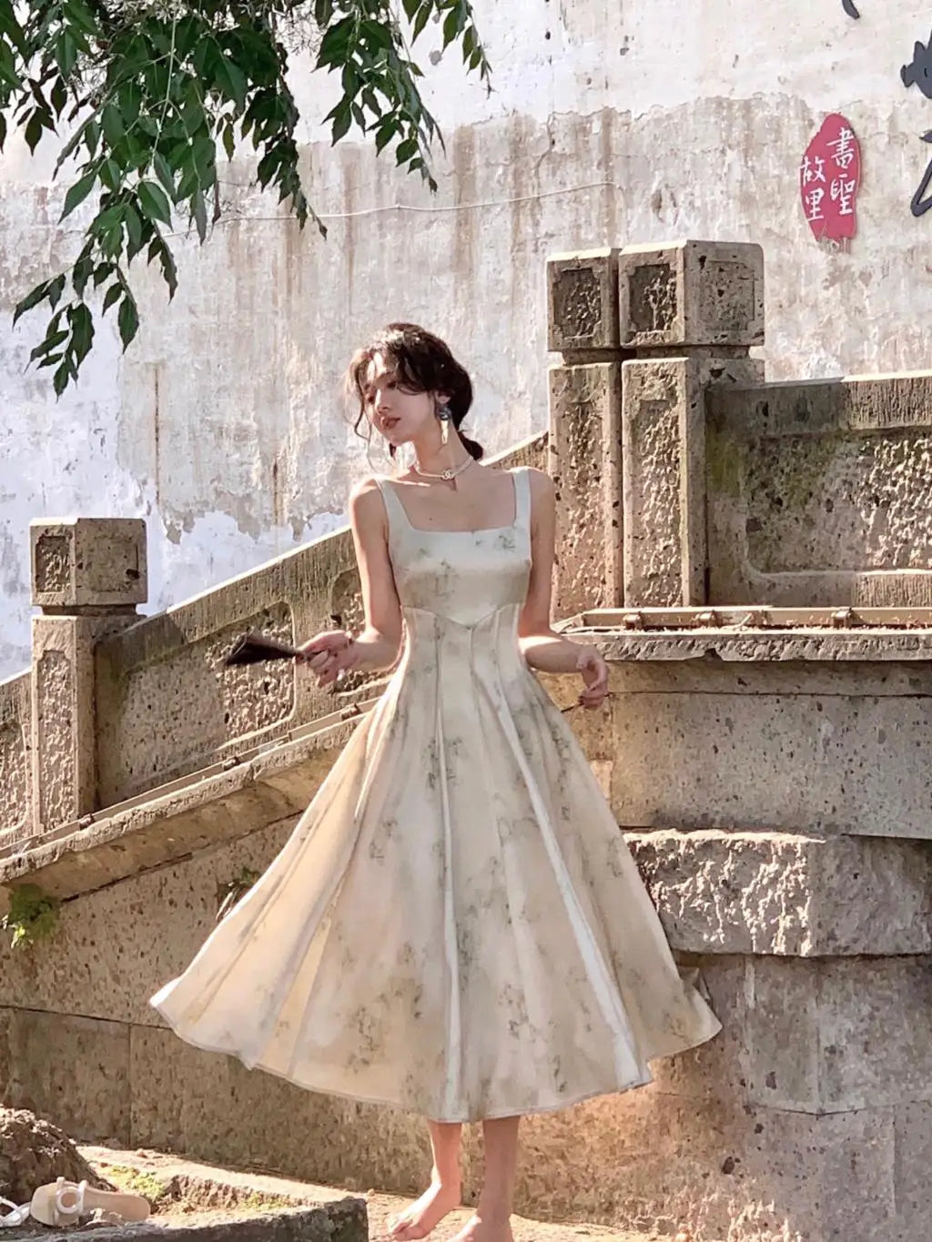 Satin Midi Dresses for Summer New Korean Vestido Wedding Evening Party Prom Clothes Female Robe