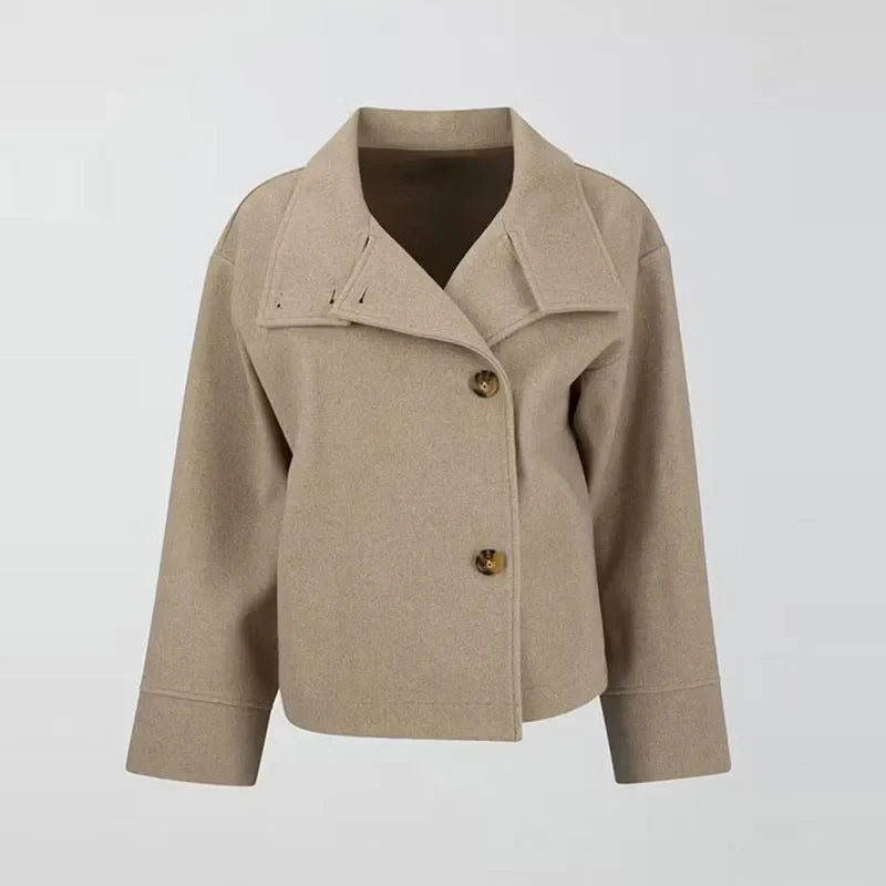 Stylish Versatile Jacket Stand-collar Classic Mature Autumn Coat Trend Edgy High-quality Street Wear