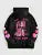 Pink Puppet Bear a and Terrifying Appearance Hooded Warm Fleece Hoodies Street Hoodie Hipster Loose Clothes