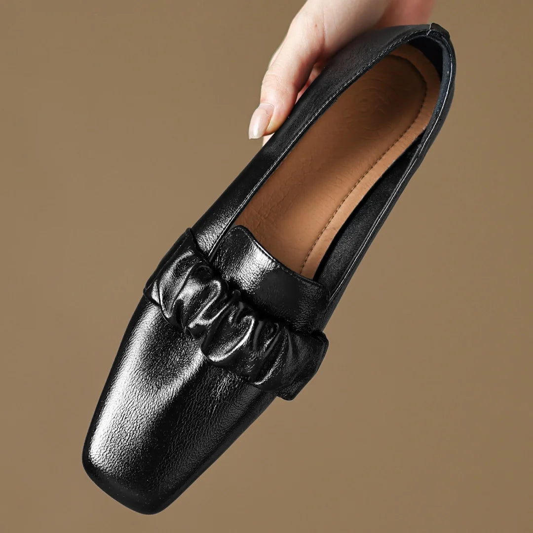 Sheepskin Slipon Flats Soft Comfortable Daily Slim Ballet Flats Shoes for Woman Autumn