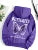 Purple Butterfly Printing Hoodies Fleece Pocket Hoody Simple Hoodie Autumn Loose Female