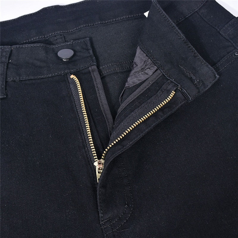 Low Waist Straight Denim Trousers Cyber Y2k Goth Pants Mom Jeans