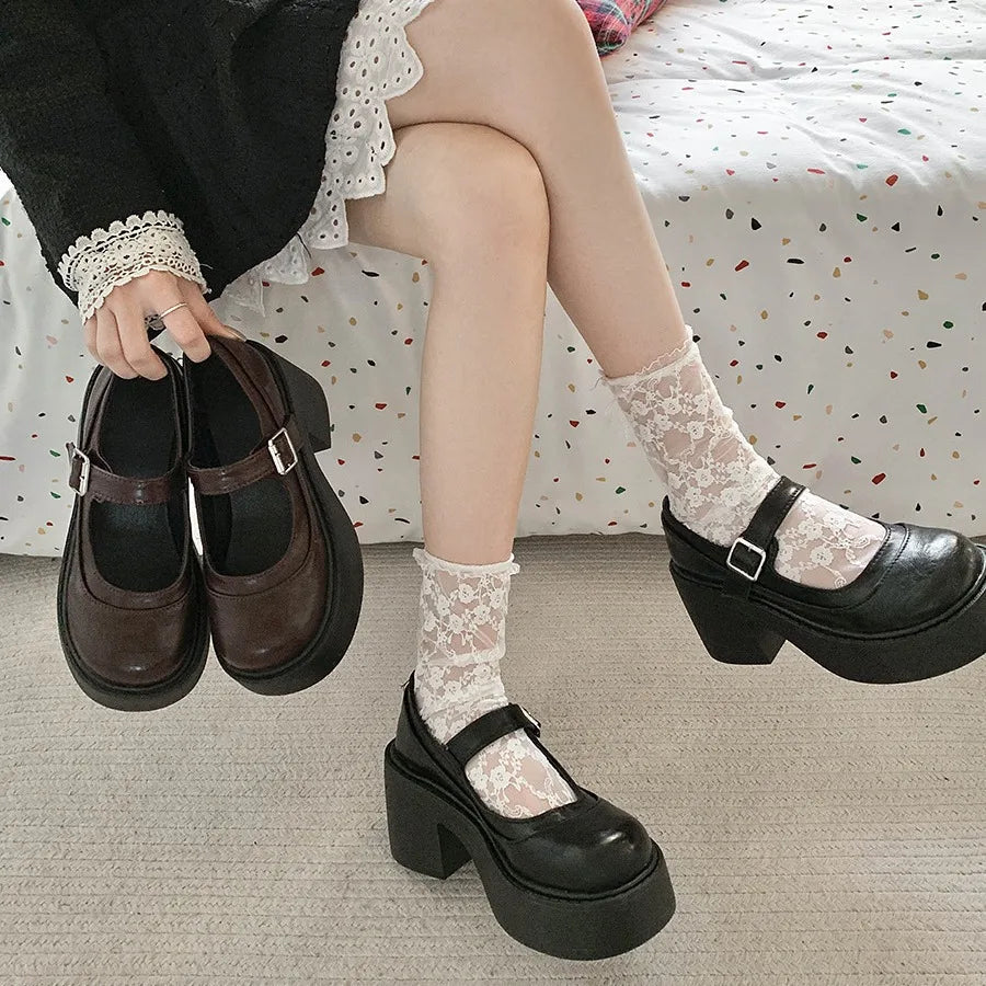 Shoes Woman Comfortable and Allmatch Shallow Mouth Female Sneakers Round Toe Clogs Platform Flats on Heels New R