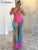 Panelled Jumpsuits Summer Street Popular Hollow Metal Buckle Straight Overalls Suspendency Trend One Piece