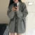 Sweater Cardigans Coats Autumn Winter Female Long Sleeve V-neck Loose Knitted Jackets Cardigan Sweaters