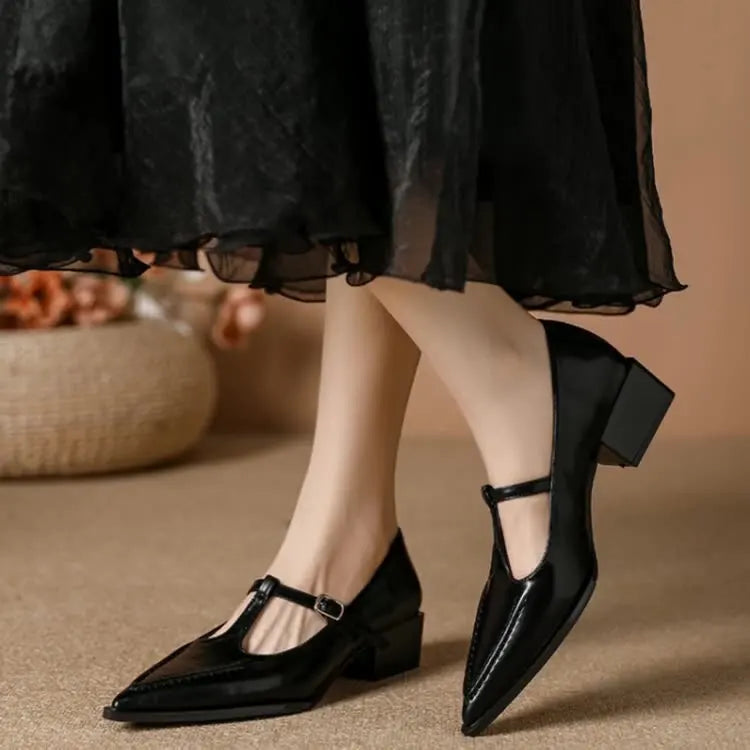 Shoes on Heels Female Footwear Pointed Toe Clogs Platform Shallow Mouth Sneaker Dress New Creepers S