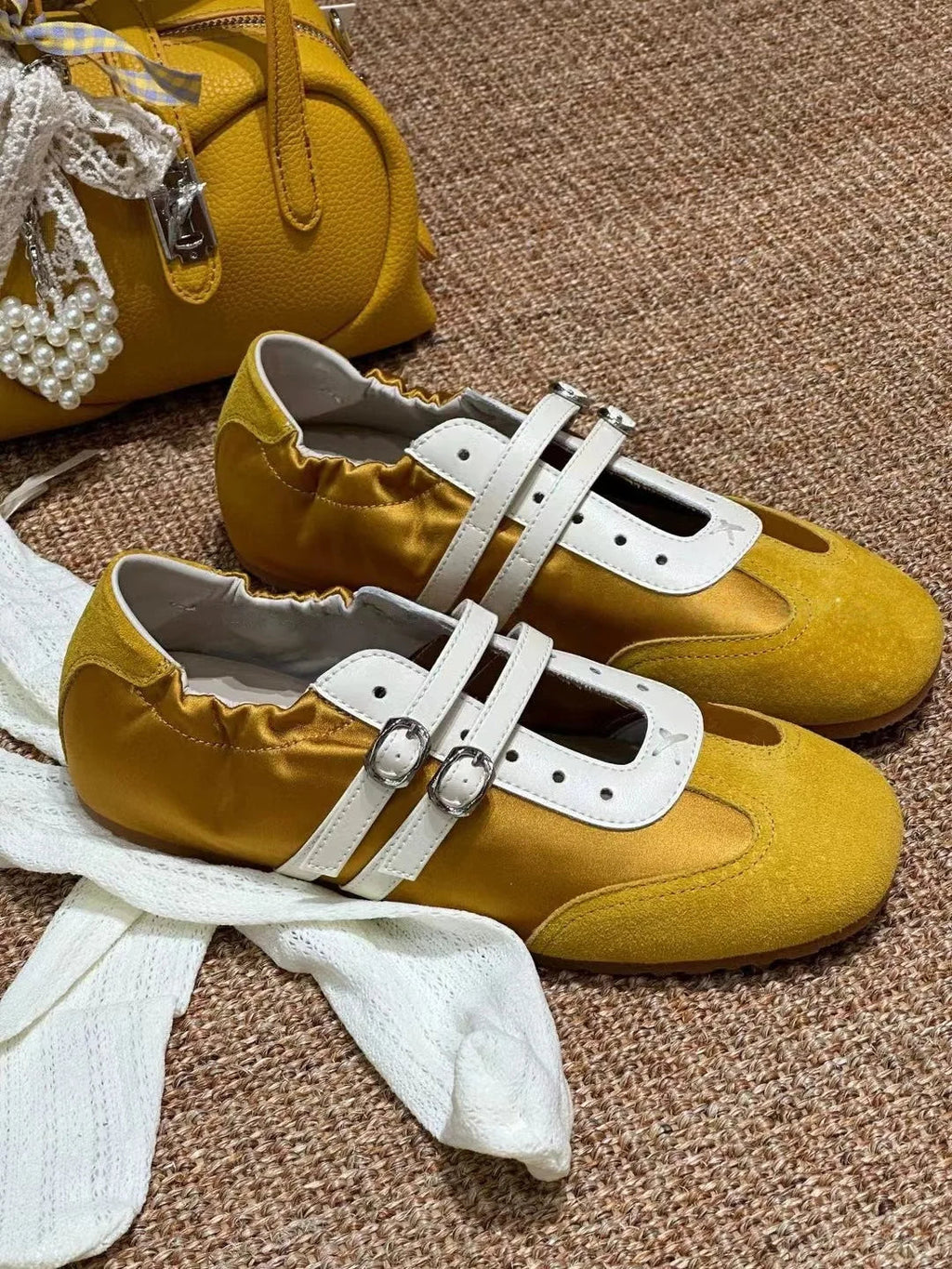 Flats Sports Shoes Sneakers Shallow Loafers Shoes Summer Walking Ballet Trend Sneakers