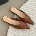 Summer Hollow Flat Slippers Comfortable Soft Bottom Nonslip Sandals Pantuflas Mujer