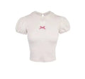 Summer New Years Top Basic T Shirt Doll Neck Cotton Shortsleeve Tshirt