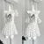 Polka Dot Birthday Party Dress Off Shoulder Puff Sleeve A-line Ball Gown Mini Dresses for Korean One Piece Vestido