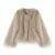 Winter Tassels Faux Fur Coat for Stylish Fluffy Fur Jacket Furry Fox Fur Overcoat Girl Shaggy Outerwear
