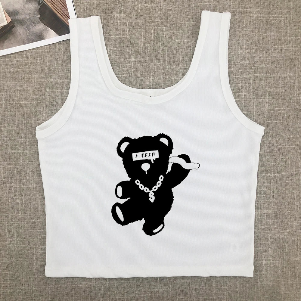 Short-sleeved T-shirt Pure Cotton Summer New Spice High Waist Slim Short Crop Clothing Tide Sweet and Spicy