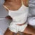 Kawaii 2 Piece Set Fairycore Cottage Bow Camis Crop Tops + Mini Shorts 00s Pajamas Loungewear Y2k Outfits