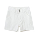New Summer High Waist Wide Leg Denim Shorts Straight Short Jeans Variety Pants Korean