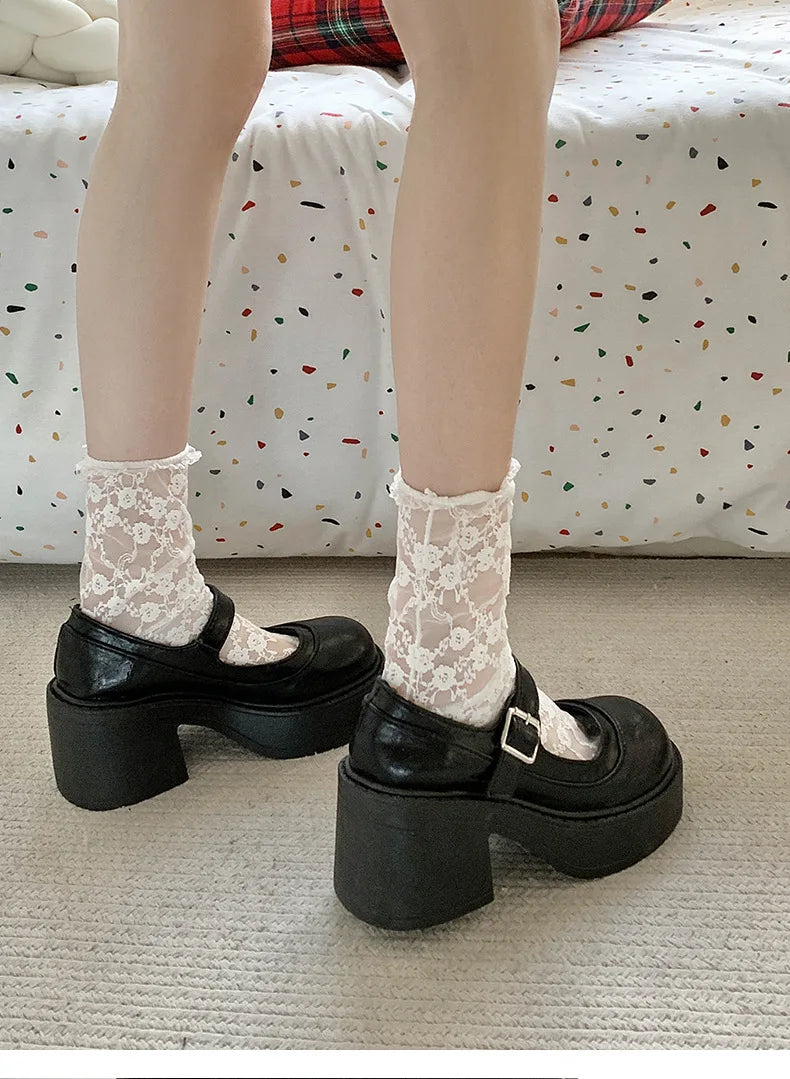 Shoes Woman Comfortable and Allmatch Shallow Mouth Female Sneakers Round Toe Clogs Platform Flats on Heels New R