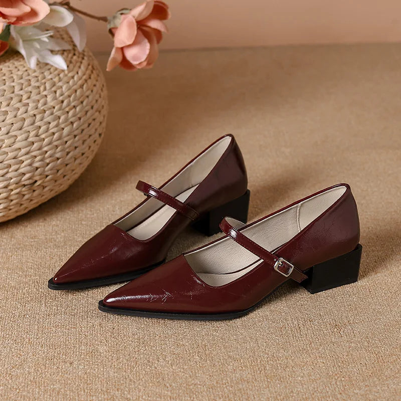 Shoes on Heels Female Footwear Pointed Toe Clogs Platform Shallow Mouth Sneaker Dress New Creepers S
