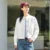 Denim Jacket Short Style Small and Taller Spring New Retro Round Neck Jacket and Versatile Coats
