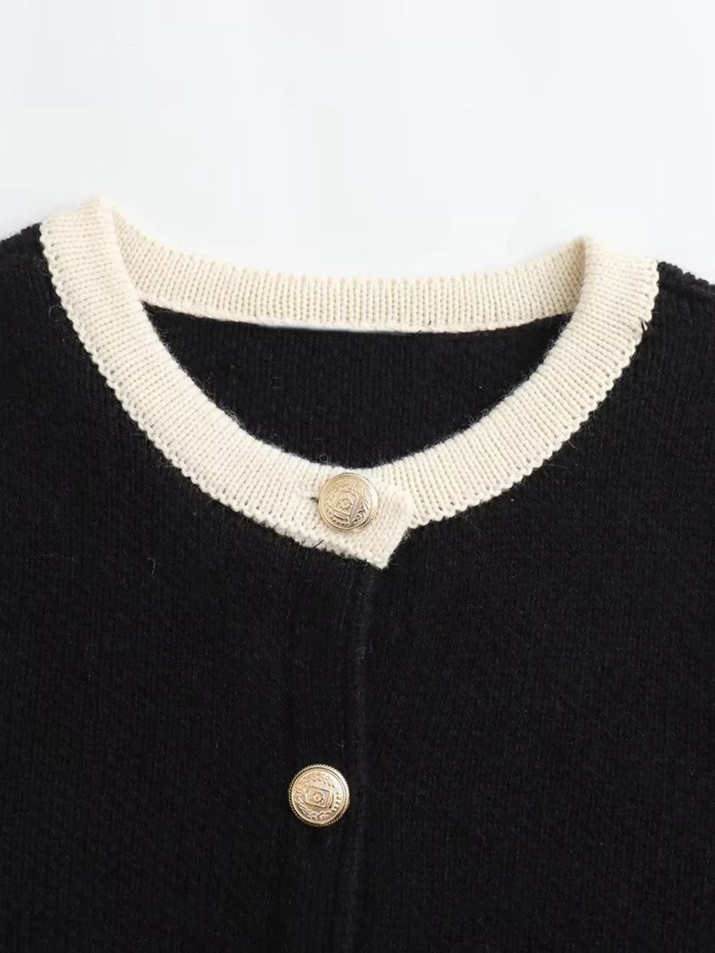 Patchwork Slim Sweater Cardigan for Woman Oneck Long Sleeve Single Breasted Sweaters Coat Allmatch Jumper