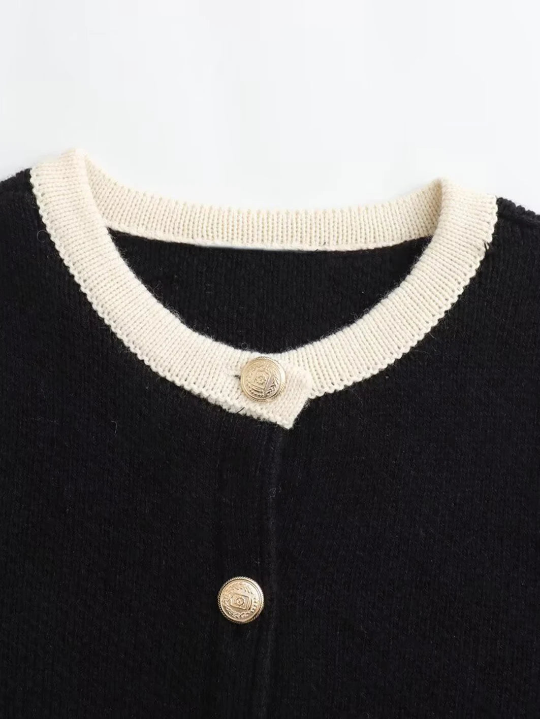 Patchwork Slim Sweater Cardigan for Woman Oneck Long Sleeve Single Breasted Sweaters Coat Allmatch Jumper