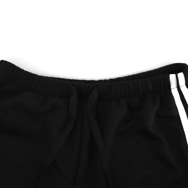 New Striped Pants Summer Basic Straight Slim Trousers Female Simple Versatile Pants