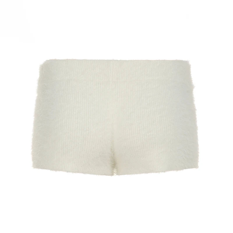 Exquisite Faux Fur Soft Simple New ��s Short Warm Fluffy Mini Pants