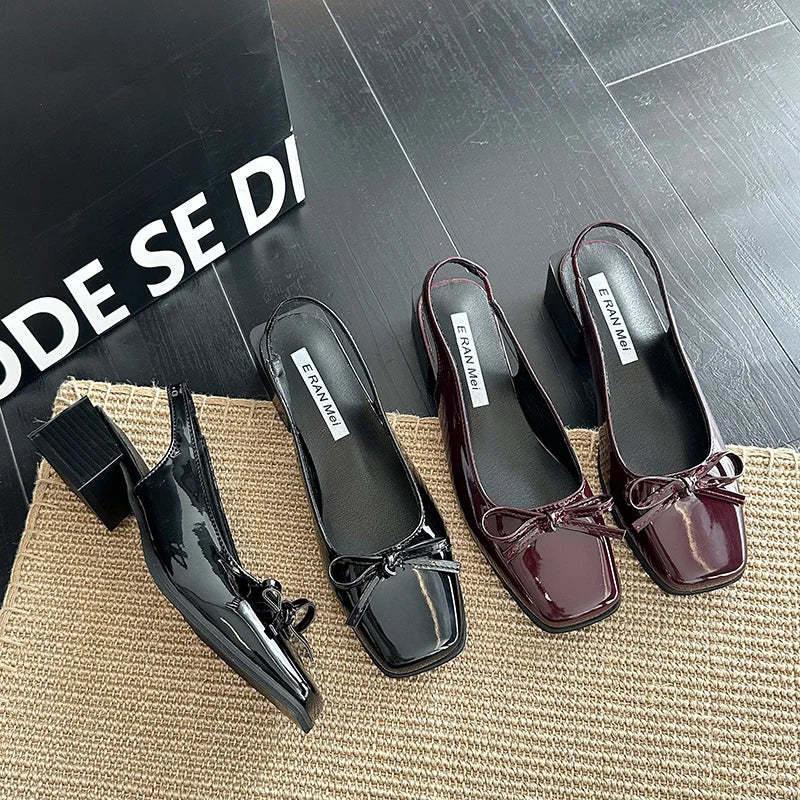 Summer Cover Toe Sandals Causal Street Style Dress Singbacks Mules Shoes Zapatos De Mujer