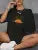 Creative Sun Printing T-shirt Hip Hop Summer Tops Crewneck All-match Short Sleeve Cotton Comfortable Female Clothing