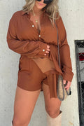 Fake Two-piece Blouse Rompers
