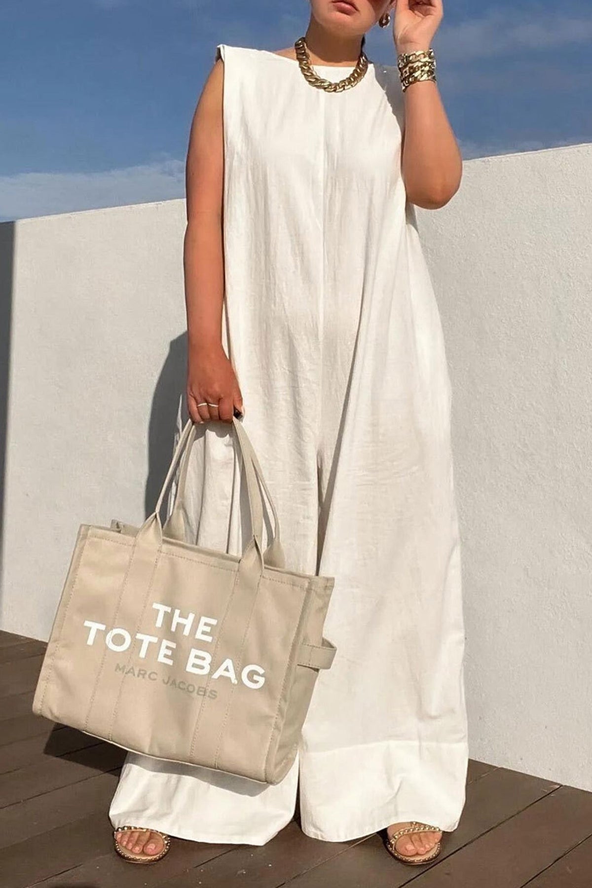 Sleeveless Wide Leg Jumpsuits
