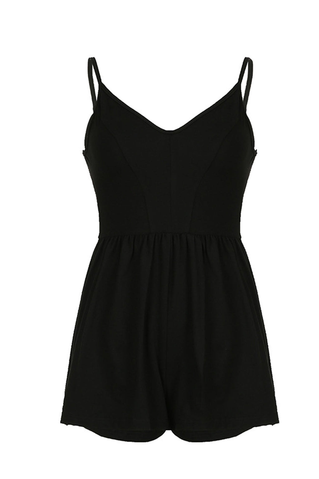 Color Backless Suspender Rompers