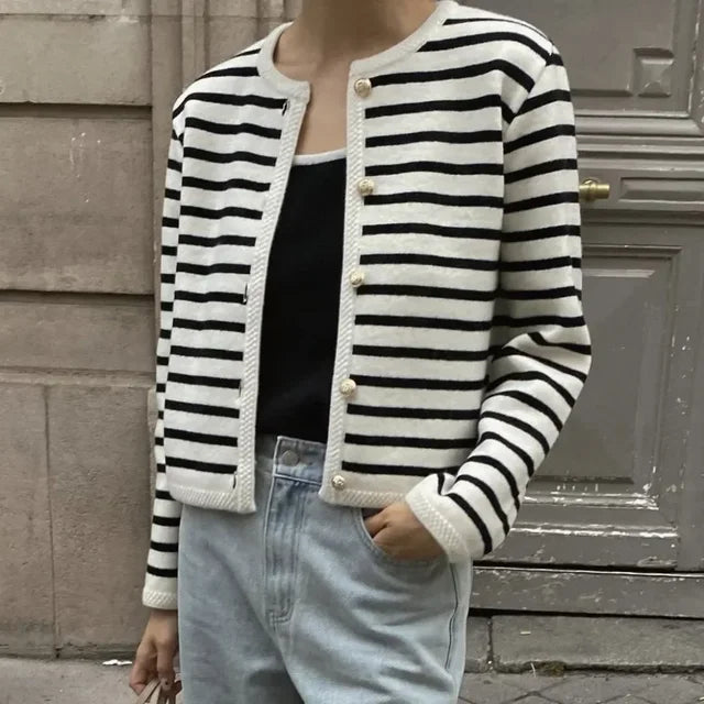 Knitted Shorts 2 Piece Sets Outfits Loose Cardigan Sweater Woman Winter Street High Waist Short Suits