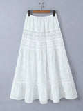 ��s 2 Piece Sets Bandage Sleeveless Crop Top See Through Lace Up a Line Maxi Dress Holiday Party Lady Outfits