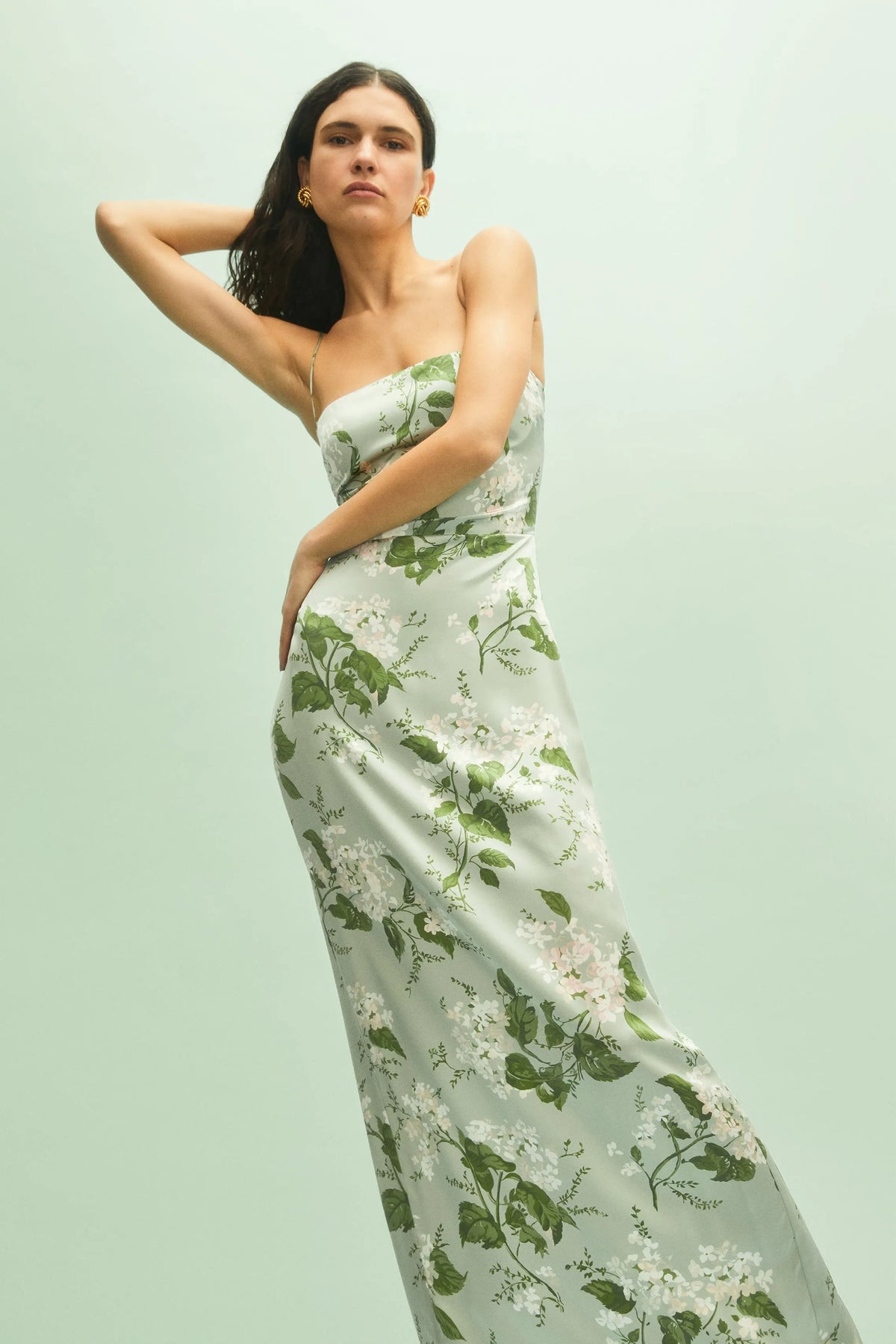 Satin Cami Maxi Dress