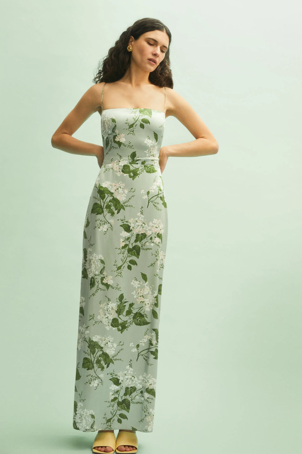 Satin Cami Maxi Dress