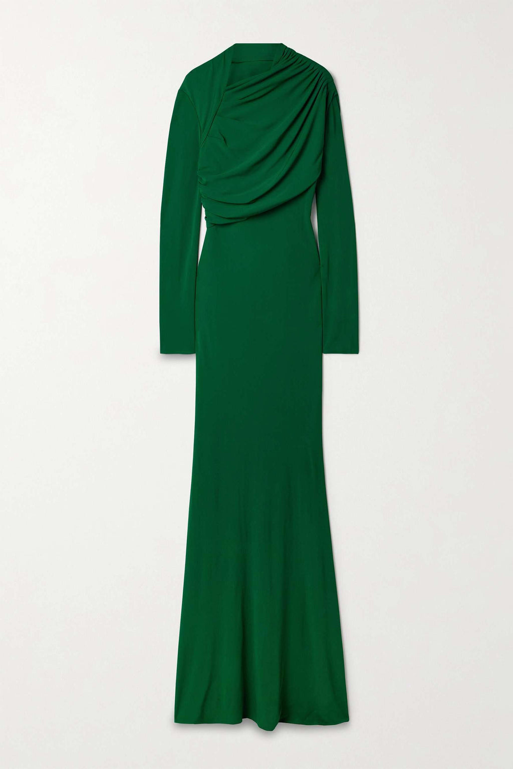 Jersey Long Sleeve Maxi Dress
