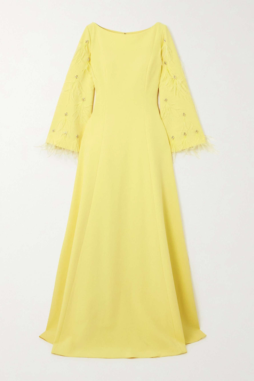 Satin Rhinestone Maxi Dress