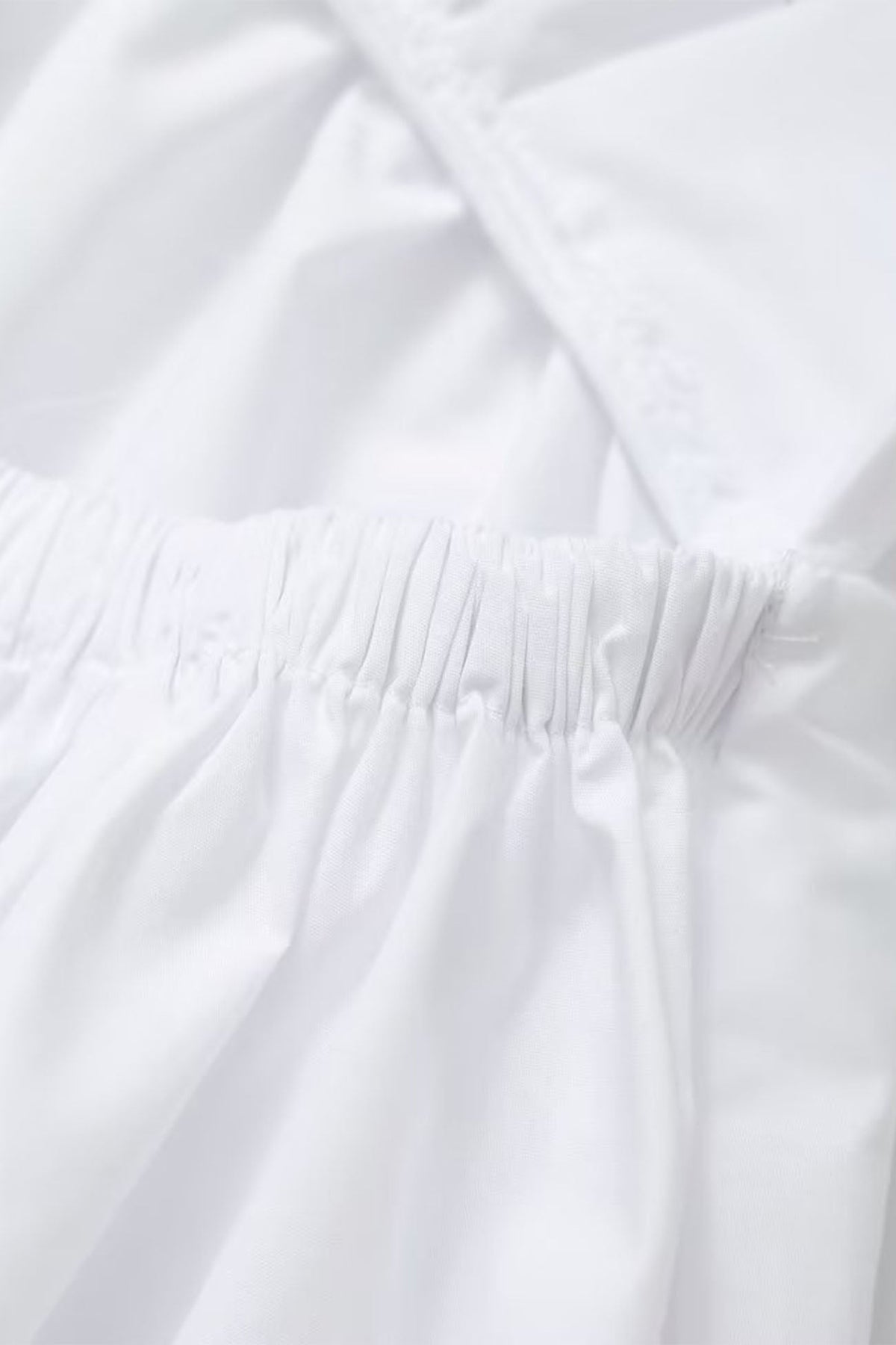 White V Neck Backless Cami Midi Dress
