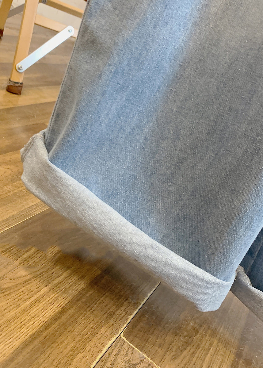 Patchwork Bow Denim Summer Blue Jumpsuits
