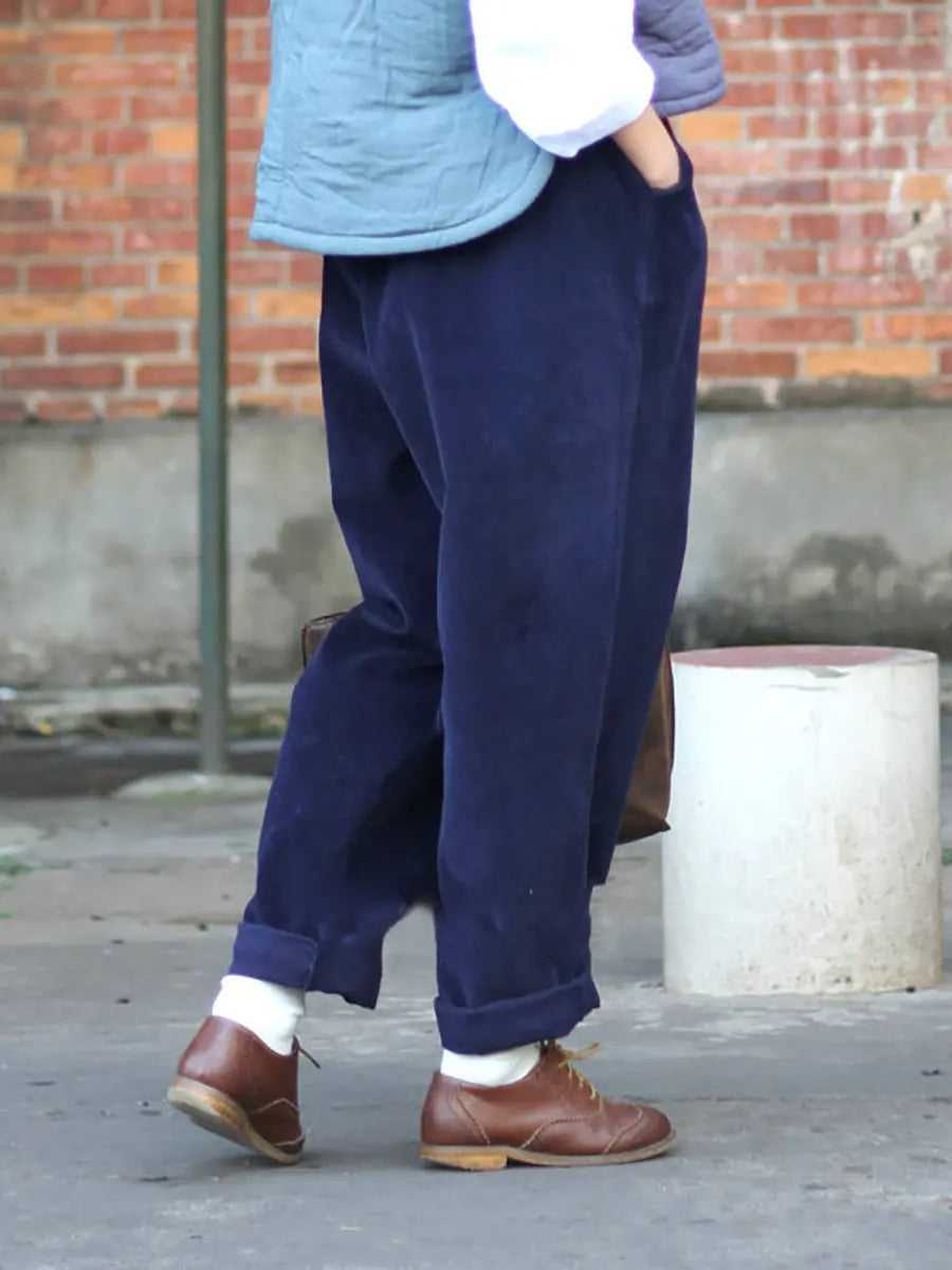 Spring Croduroy Harem Pants