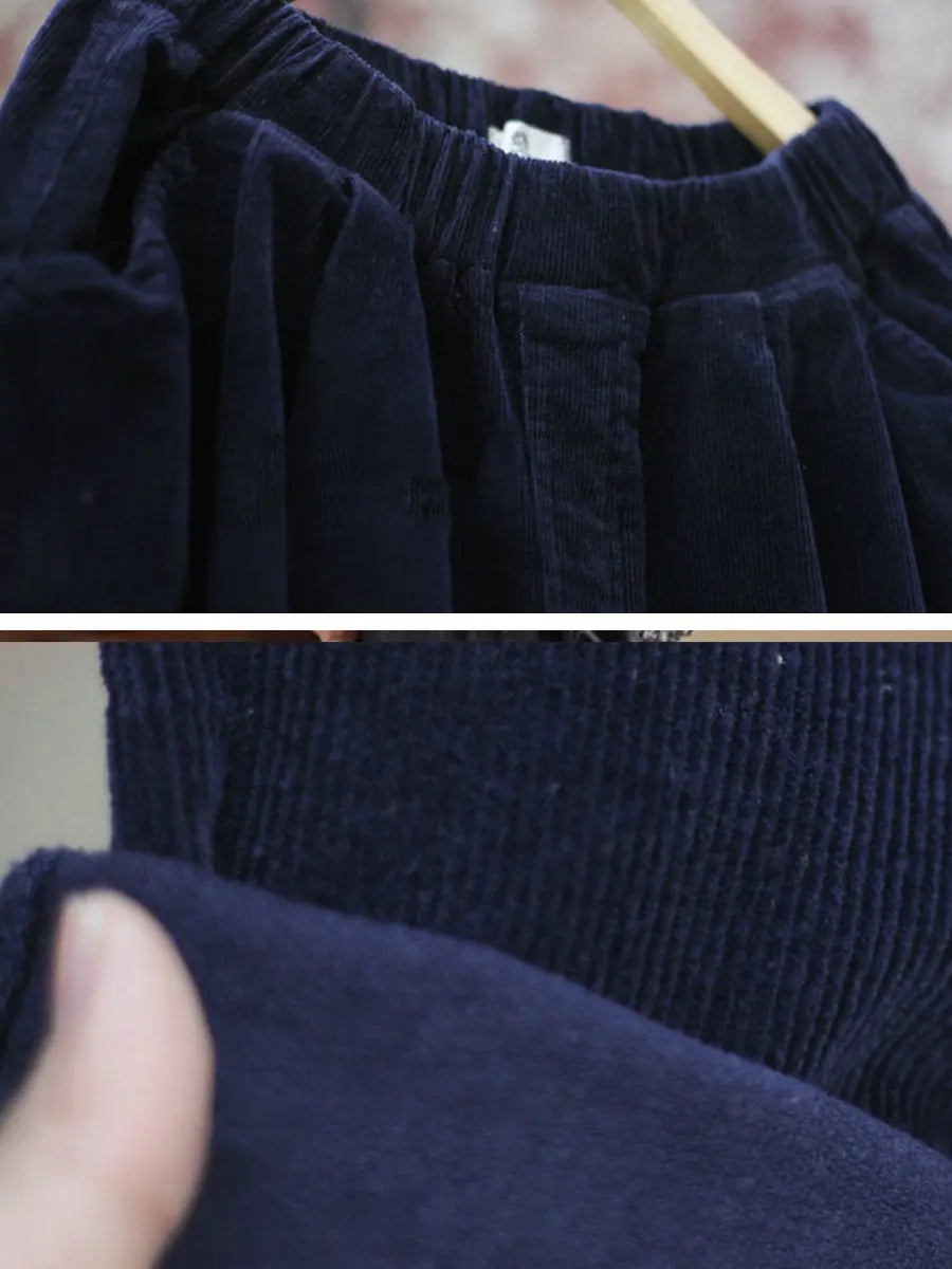 Spring Croduroy Harem Pants