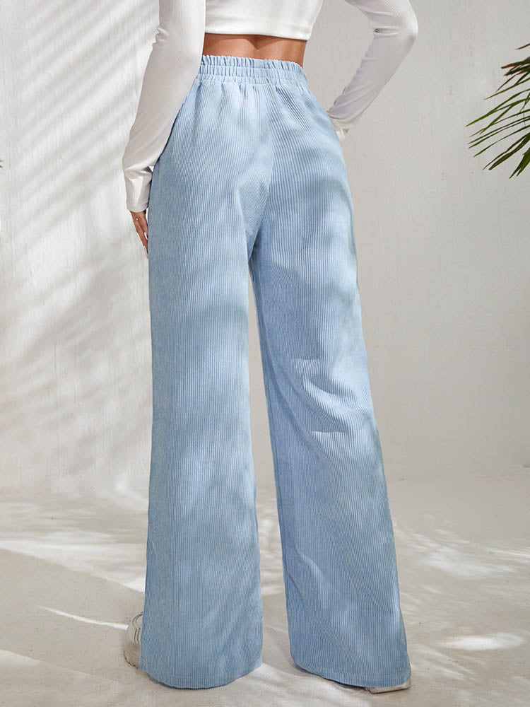 Corduroy Wide Leg Pants